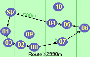 Route >2990m