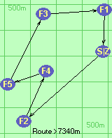 Route >7340m