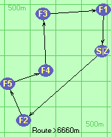 Route >6660m