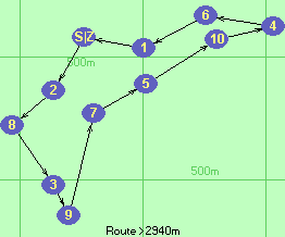 Route >2940m Route >2940m